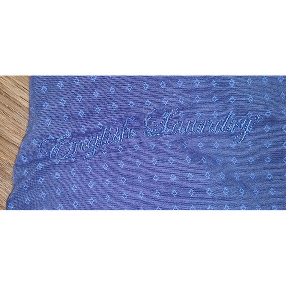 English Laundry Shirt Mens Size M Blue Long Sleeve Casual Button Up - Picture 7 of 8